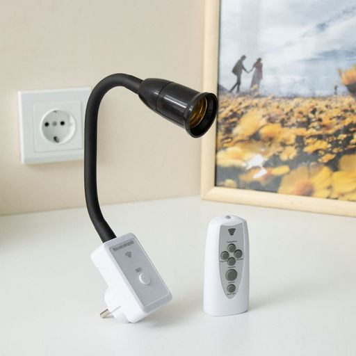 Бра с ПДУ «Синди» Е27 15 Вт черный 4×2×33 см