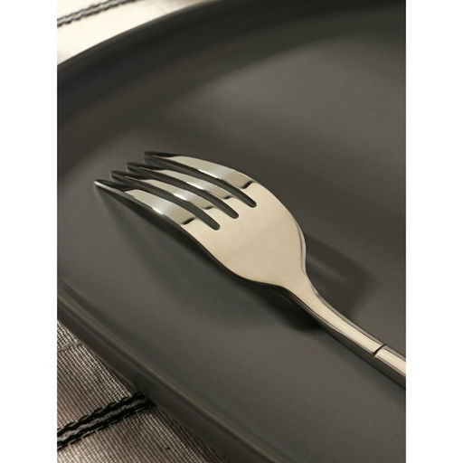 Вилка столовая из нержавеющей стали Magistro Line, h=21,5 см, цвет серебряный  фото 4