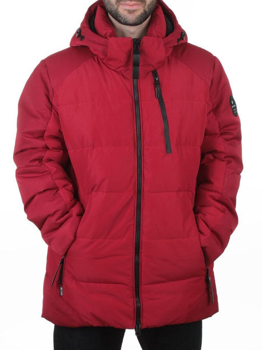 6702L BURGUNDY Куртка мужская зимняя (200 гр. холлофайбер)