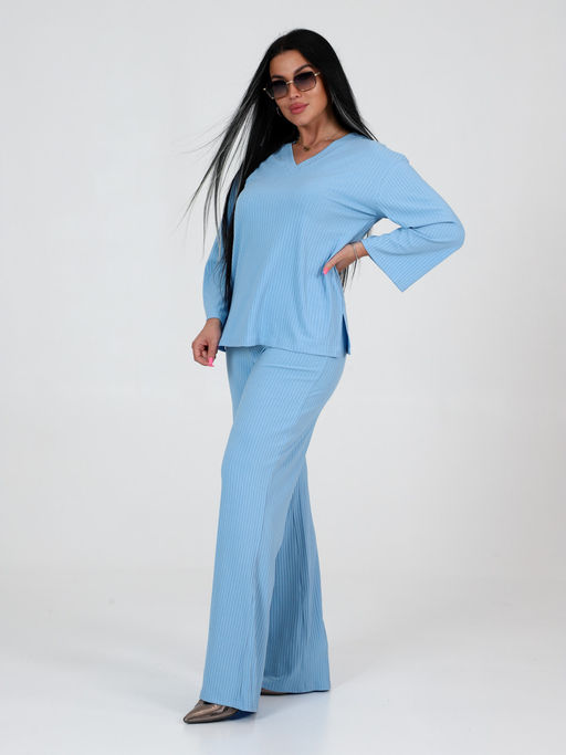 ЖК-03 ЖЕНСКИЙ КОСТЮМ ДВОЙКА (Голубой) - А-дина фото 5