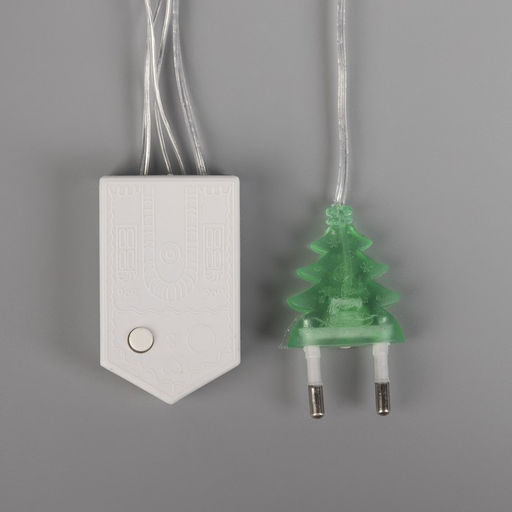 Гирлянда Бахрома-арка 1?1 м, IP20, прозрачная нить, 126 LED, свечение мульти, 8 режимов, 220 В - Luazon lighting фото 6