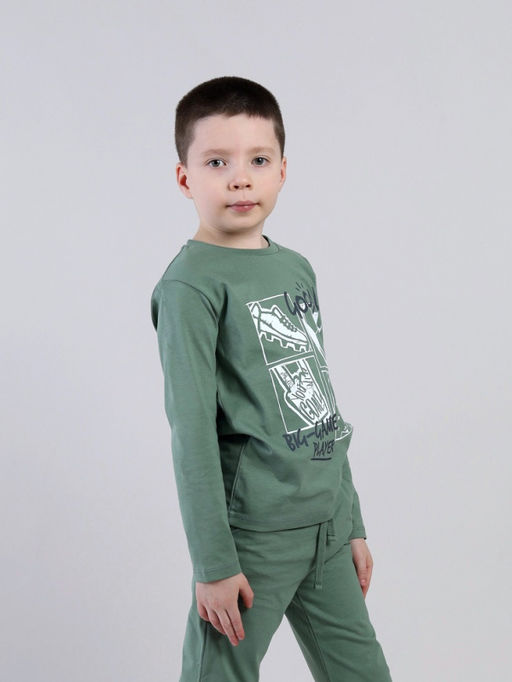 CRB wear / CSKB 64011-35-431 Джемпер для мальчика,хаки/Ex.Cherubino  фото 2