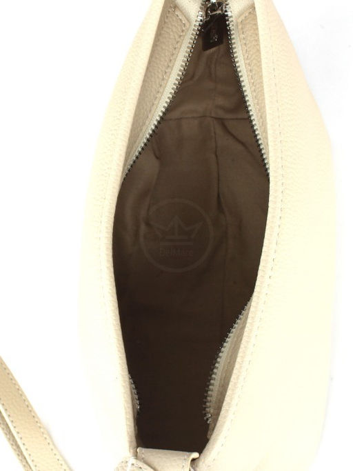 Сумка женская натуральная кожа GU 2066-6749, 1отд, плечевой ремень, молочный SALE 259913 - Adelia фото 3