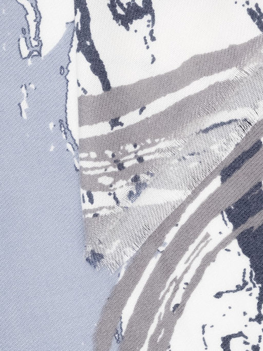 Палантин жен. виск+шерсть 65х190 LG33-619-11