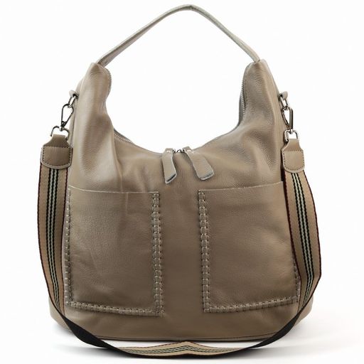 Женская кожаная сумка хобо 6659 Хаки - Cidirro фото 3