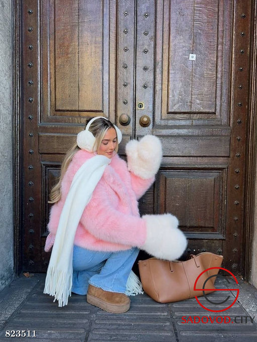 Шуба женская из искусственного меха