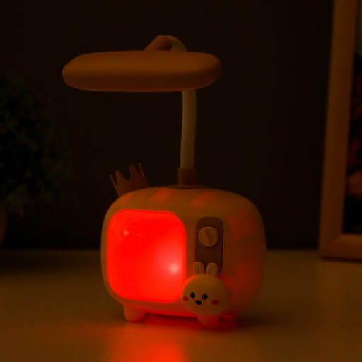 Настольная лампа «Зайка» LED 3 Вт USB АКБ МИКС 6×9.5×22.5 см RISALUX
