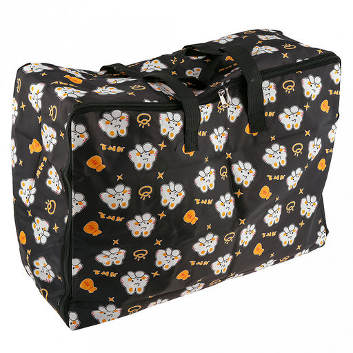 Сумка-органайзер для хранения подушек/одеял/белья/одежды 57х23х38см, ткань Оксфорд, водонепроницаемая, на молнии, цвета микс (Китай) - Домашняя мода фото 6