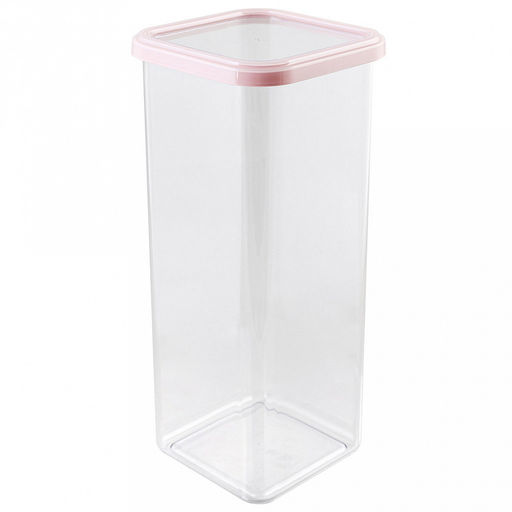 Банка для сыпучих продуктов пластмассовая Cubbo Light 2,2л, 11,2х11,2х26,5см (Россия) - Домашняя мода фото 2