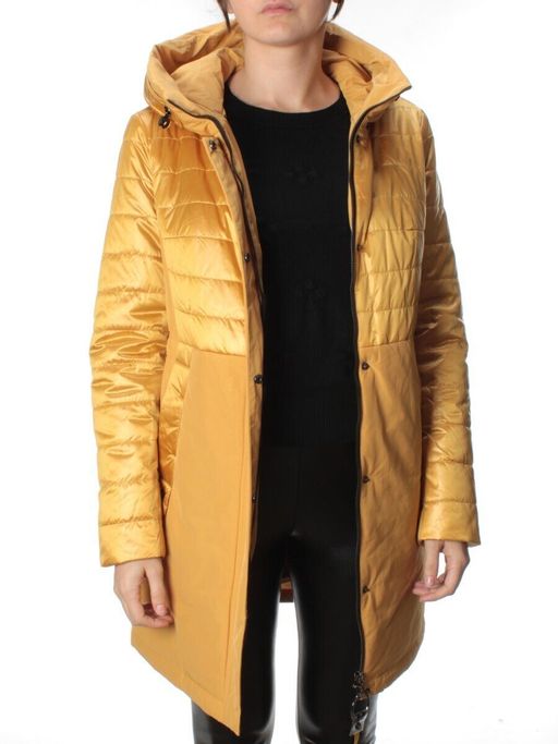 BM-807 YELLOW Куртка демисезонная женская АЛИСА (100 гр. синтепон) - Фабричный китай фото 7