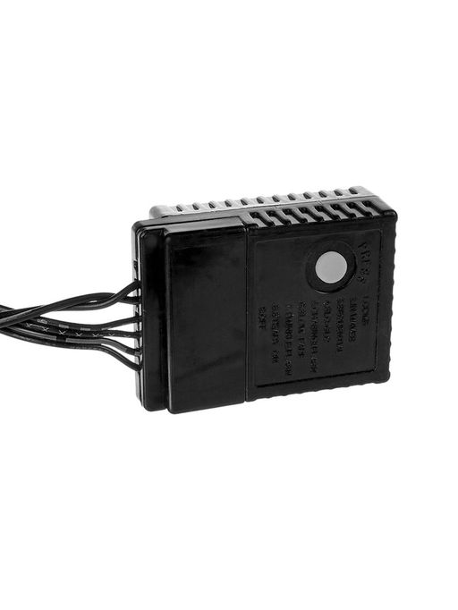 Хвойная гирлянда фиброоптическая «Заснеженная» 200 см, 8 режимов