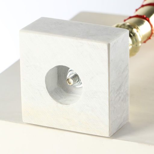 Кубок 140C, наградная фигура, золото, подставка камень, 28×13.5×6 см