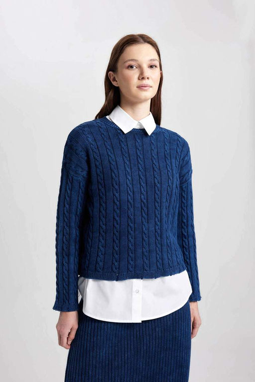 Хлопковая туника обычного кроя - Defacto фото 7