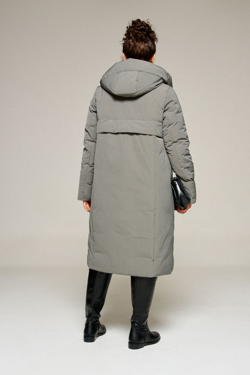 Пальто Beautiful Free 8023 серый