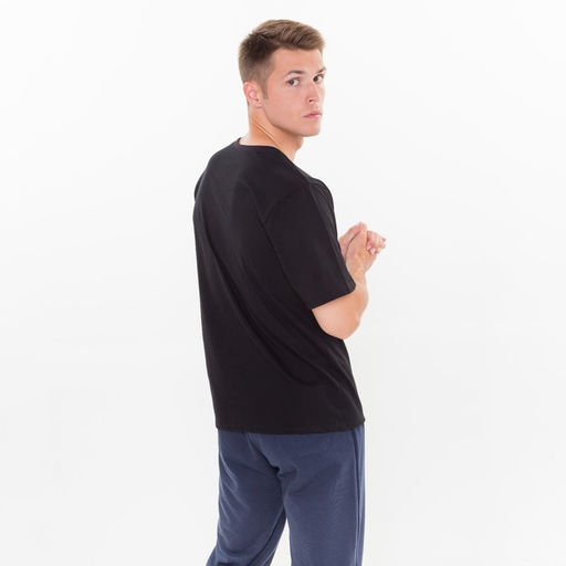 Футболка мужская, цвет черный, джокер, размер 60