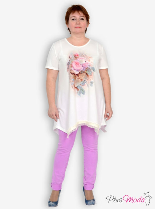 Туника Модель №27 размеры 58-72 - Plusmoda фото 4