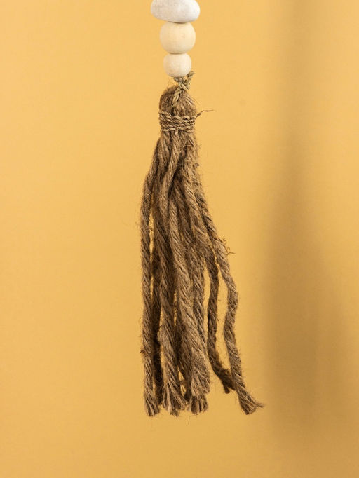 Подвеска декоративная «Звёздочки», 13×2×100 см, дерево, камень, голубая