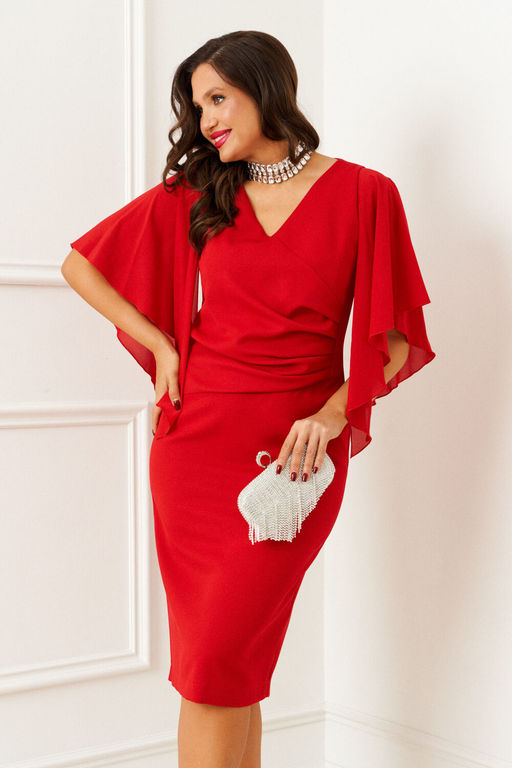 Платье Beautiful Free 6384 красный