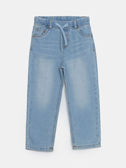 Beli Lastikli Erkek ?ocuk Jean Pantolon