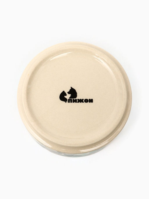 Миска керамическая Горошек 200 мл - 10.510.54 см, бежевая - Пижон фото 6