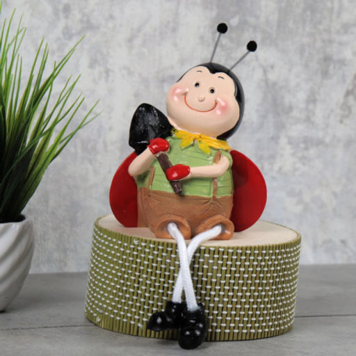 Цена за 2 шт. Фигурка Божья коровка висячие ножки 2 штуки набор 22 см / 9871 /уп 48/ 669927 - Галеонтрейд фото 4