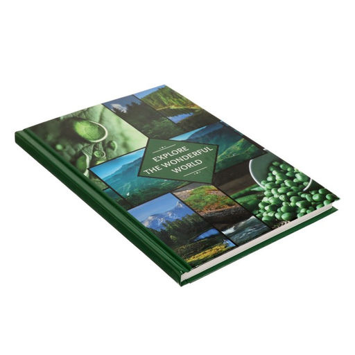 Ежедневник недатированный А5, 80 листов, твёрдая обложка, глянцевая ламинация, «ПРИРОДА. Коллаж», блок офсет