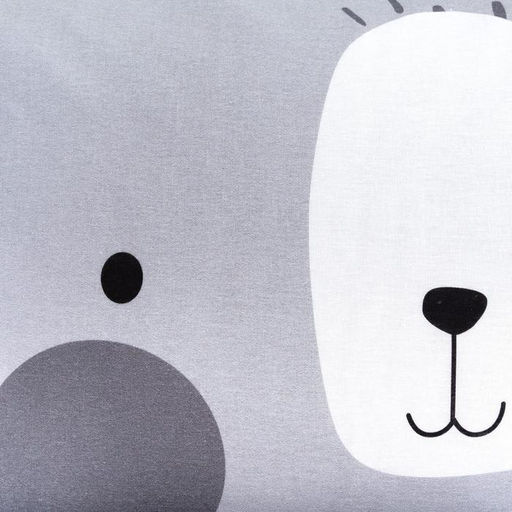 Постельное белье Этель 1,5 сп Gray bear 143х215 см, 150х214 см, 50х70 см -1 шт  фото 4