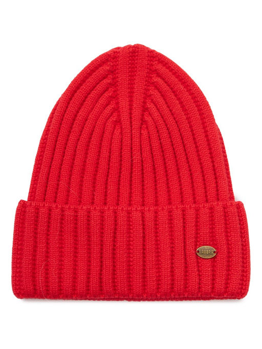 Шапка жен. виск+нейл+каш LB-A53070 red