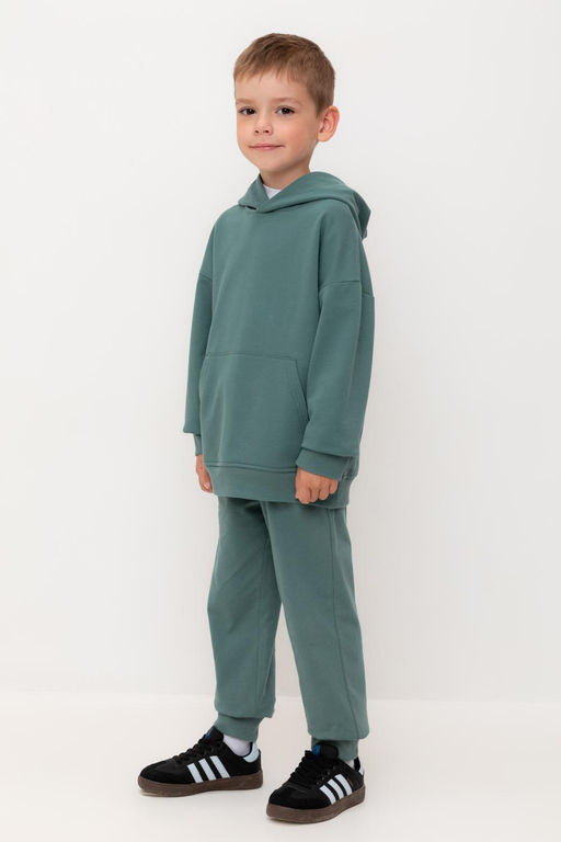 КР 400813-1/темный малахит к556 брюки для мал - Crockid фото 3