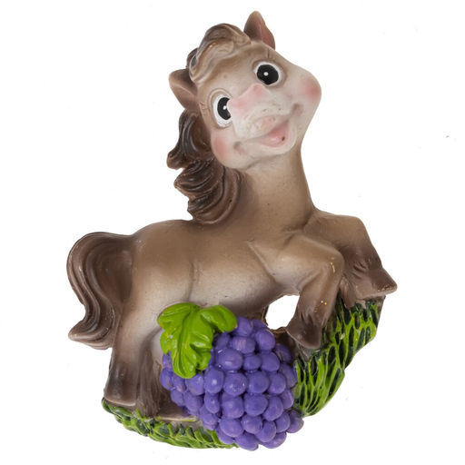 Магнит "Лошадка", L5 W2 H7 см, 4в.