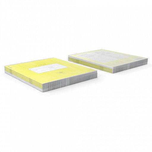 Цена за 200 шт. Тетрадь школьная ученическая ErichKrause Классика Bright желтая, 18 листов, линейка (в плёнке по 10 шт.)  фото 41