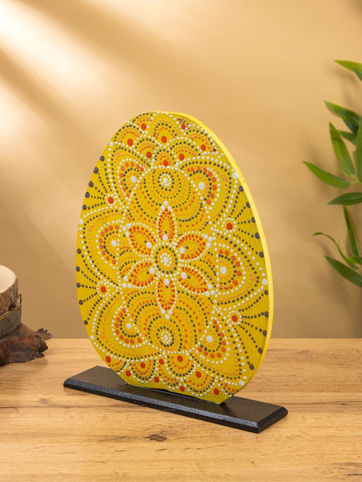 Сувенир «Яйцо», 25×6×30 см, жёлтый