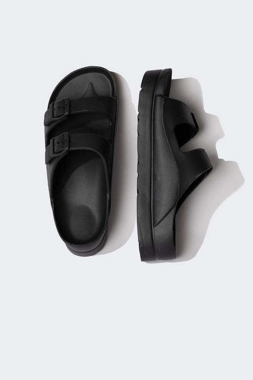 Женские тапочки Eva с двойной окантовкой на высокой подошве - Defacto фото 7