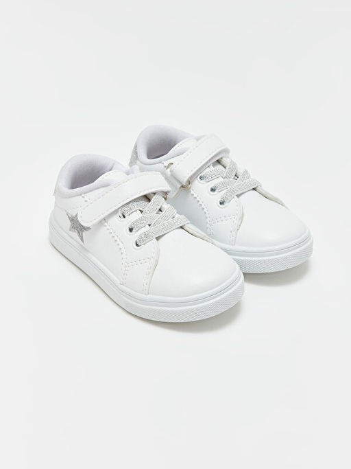 Ba?c?k ve C?rt C?rtl? K?z Bebek Spor Ayakkab?