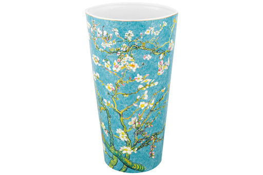 Ваза 2,4 л 16,5*12,5*28,5 см Цветущий миндаль бирюза, NEW BONE CHINA - Elan gallery фото 4