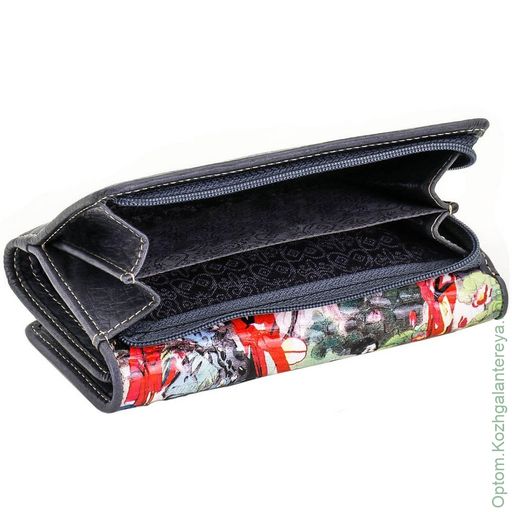 Маленький женский кожаный кошелек Sergio Valentini СВ 8138-109  фото 3