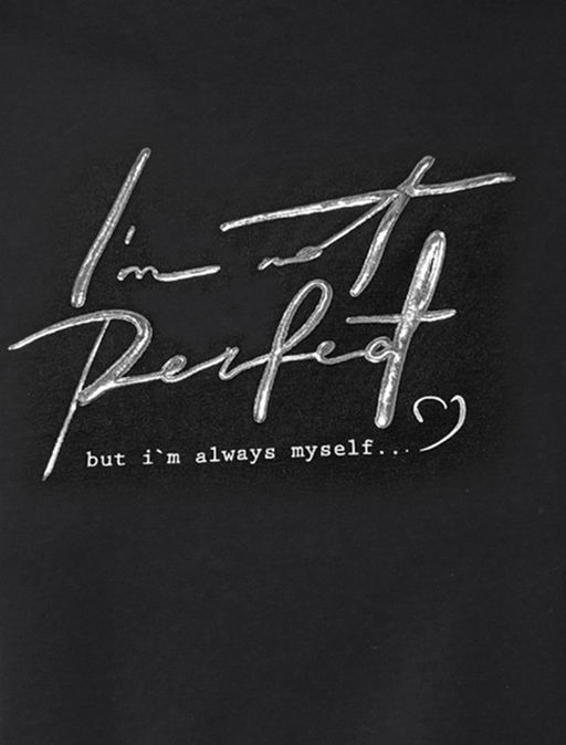 VILATTE / Футболка из премиального хлопка с принтом фольгой  фото 2