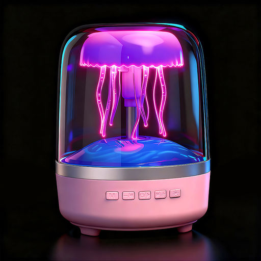 Светильник-колонка "Медуза" (с Bluetooth) в коробке