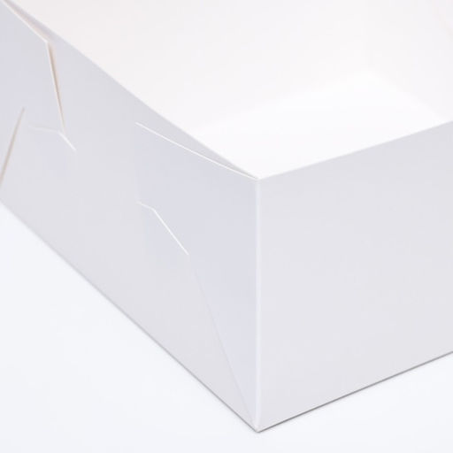 Коробка под торт, белая, 18 х 18 х 10 см - UPAK LAND фото 4