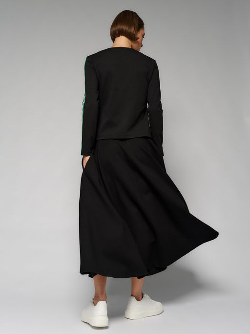 Лонгслив женский 12411-43023 black - Eleganzza фото 3