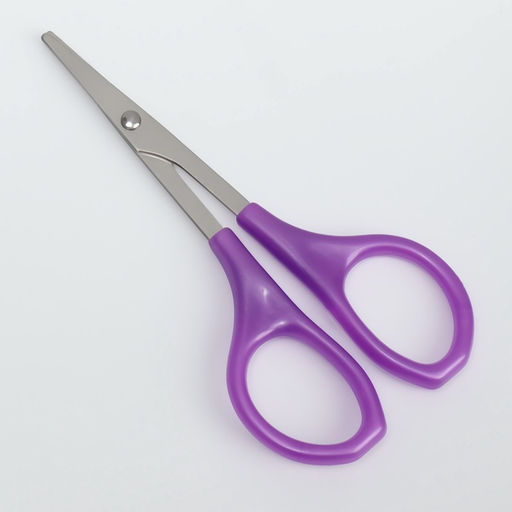 Цена за 3 шт. Ножницы маникюрные, прямые, узкие, 9 см, МИКС