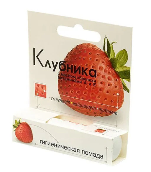 ЛАБОРАТОРИЯ ПРИРОДЫ гиг.помада Клубника 2,8гр в/ф