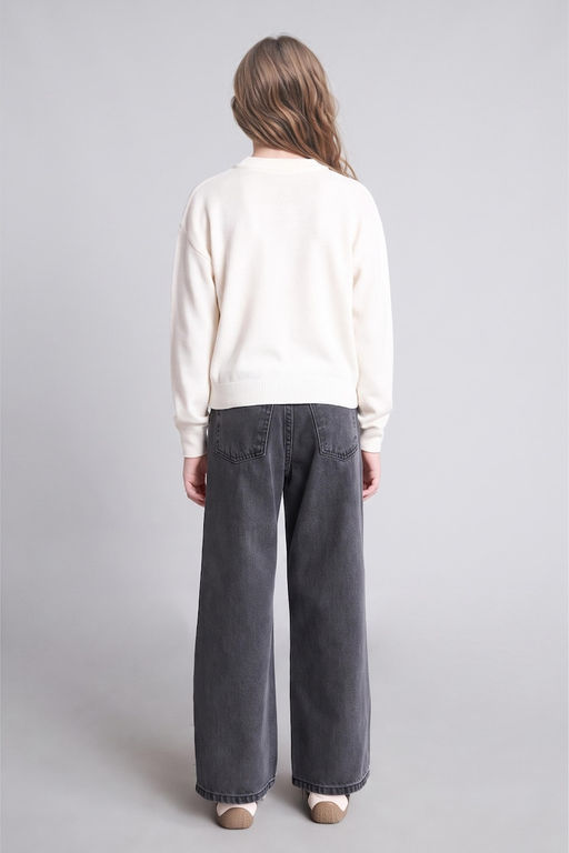 Straight Fit Jean Pantolon K_z _ocuk - Defacto фото 5