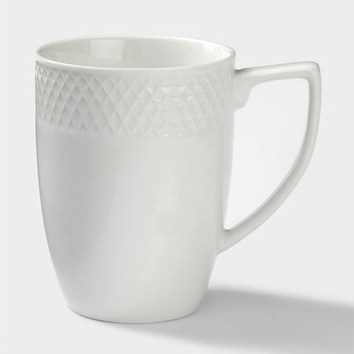 Набор кружек фарфоровых Wilmax «Юлия Высоцкая», 2 предмета: 350 мл, цвет белый