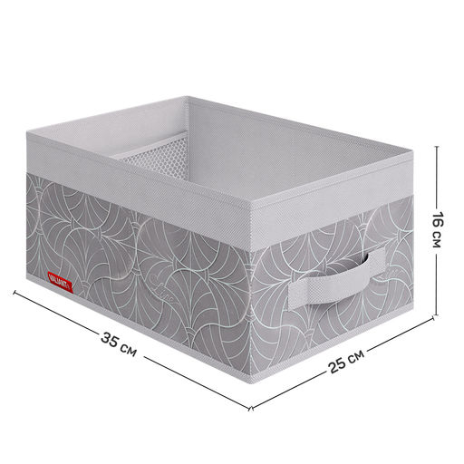 Короб стеллажный без крышки, 35*25*16 см, LINE MOON, шт - Valiant фото 2