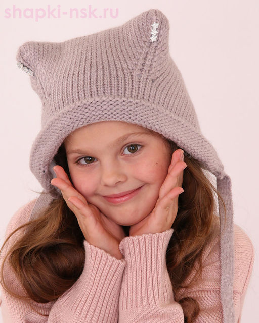 03-41-S Шапка для девочки флис (50-52)