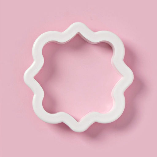 Формы для печенья Доляна «Рамки», набор 4 шт.: 9×7.5 / 8.7×6.6 / 8×9 / 8.5×6.5 см, пластик, белые