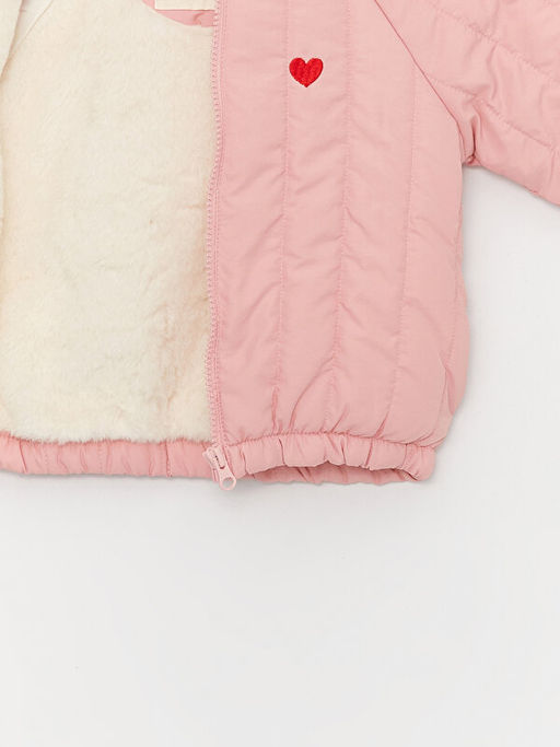 Kap??onlu Bask?l? K?z Bebek Mont - Waikiki фото 3