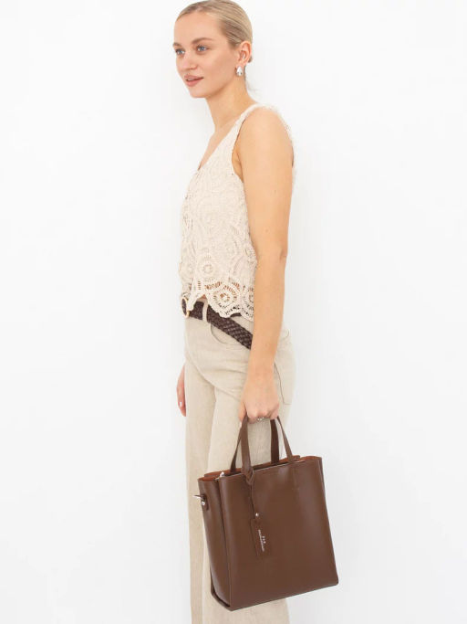 Сумка 6062L brown Polina&Eiterou