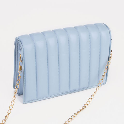 Сумка-мессенджер на магните, длинный ремень, цвет голубой - Simaland фото 2